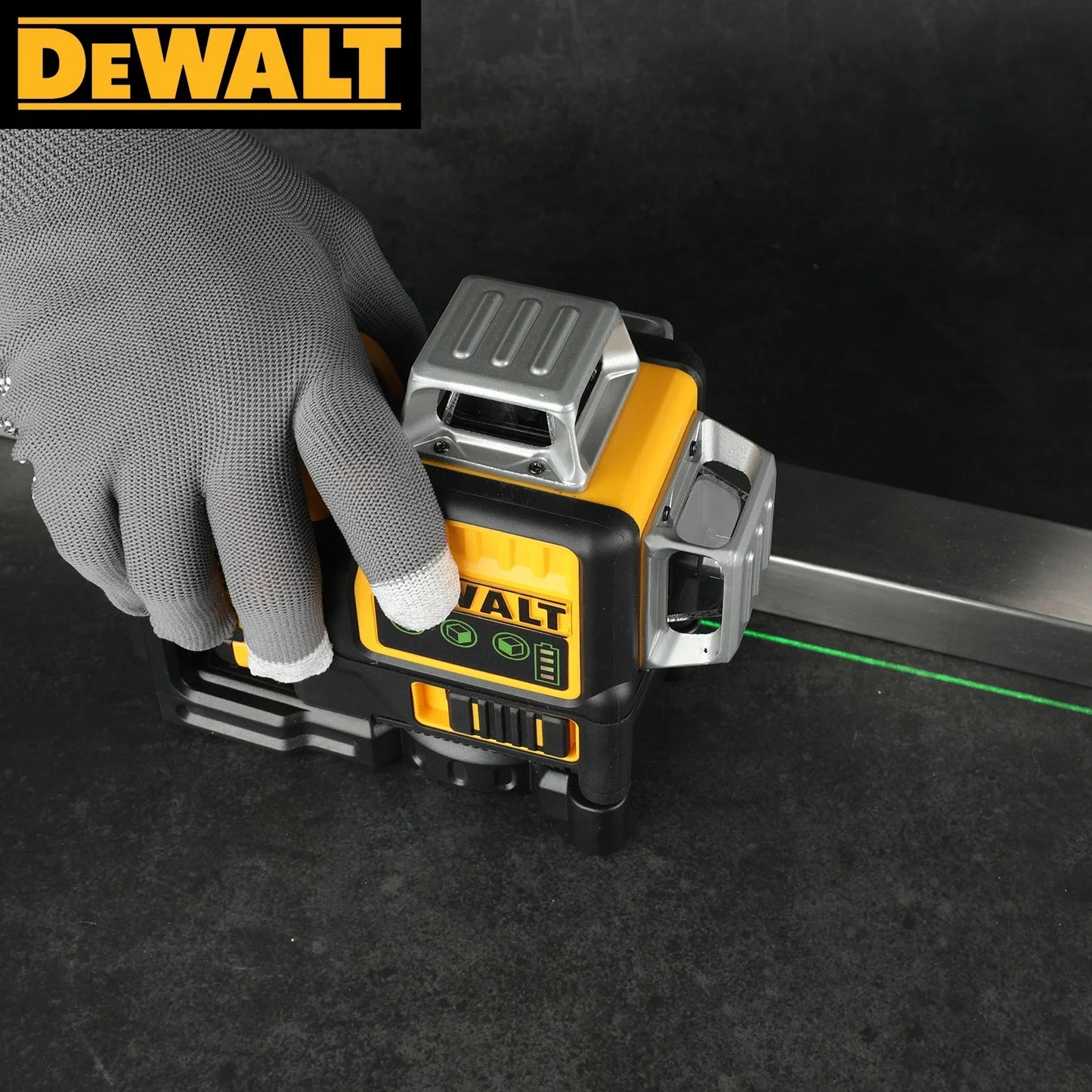 2025 NEW Dewalt DW089LG 3 Sides*360 Degree Vertical 12V Lithium Battery 12 Lines Laser Level 360 Horizontal Green Meter Outdoor