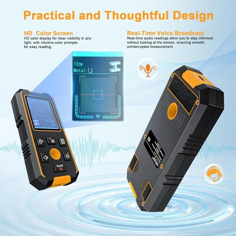 3-in-1 Magnetic Stud Finder – Find Studs, Screws & Metal Fasteners with Ease