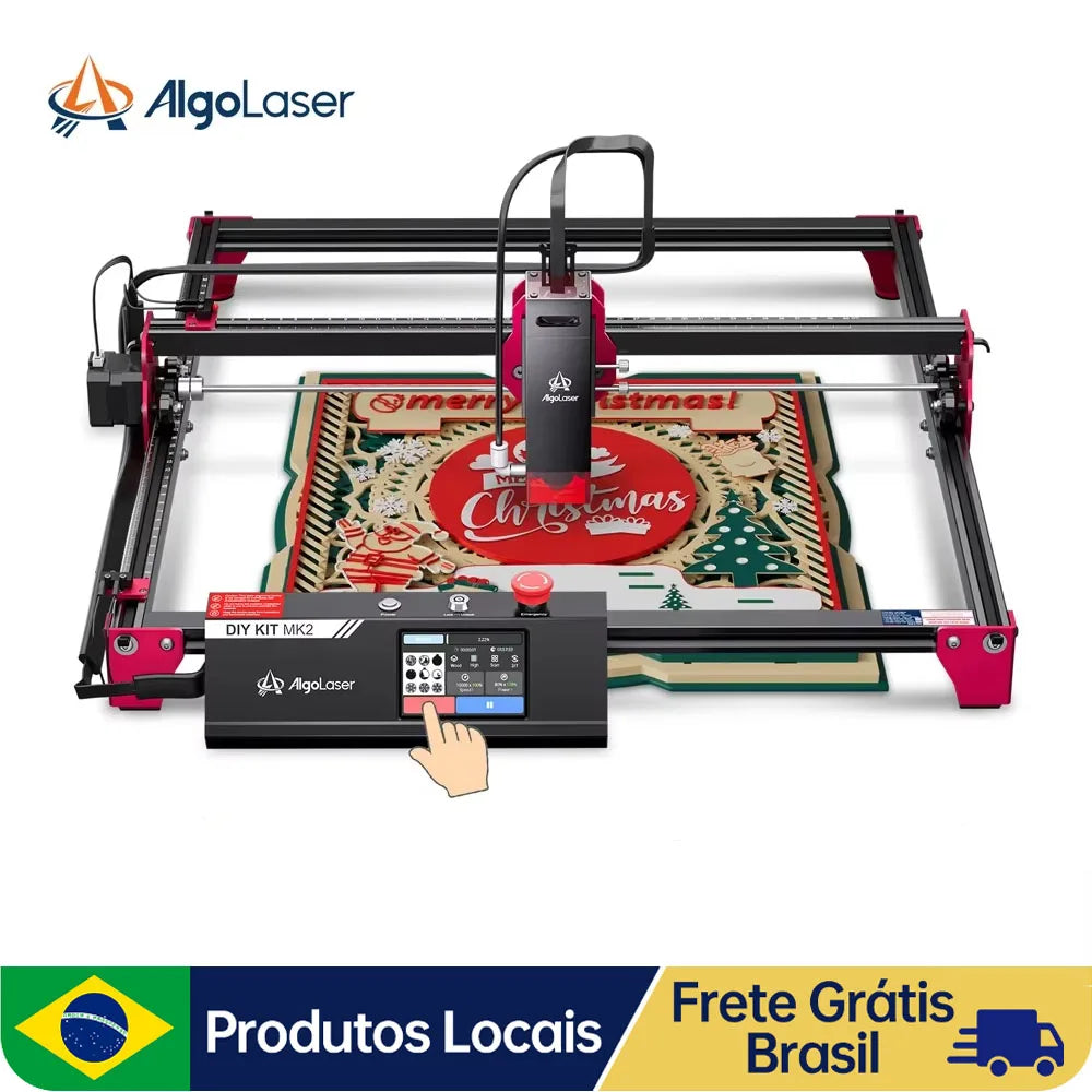 AlgoLaser DIY KIT MK2 10W AlgoOS Laser Engraver DIY Precision 12000 RPM with Limit Switch Multi-Functional Gift Engraving Tool