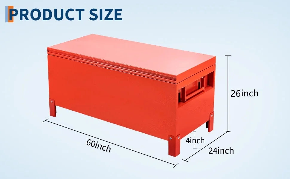 Aluminum Truck Tool Box Jobsite Storage Box