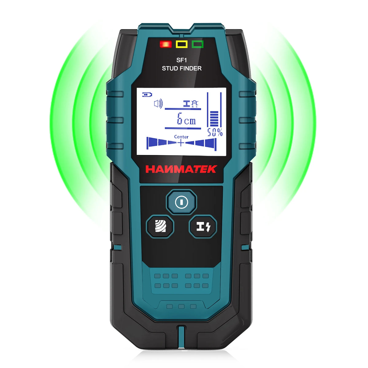 HAMMATEK SF3 4-in-1 Stud Finder – Wood, Metal & Live Wire Detector