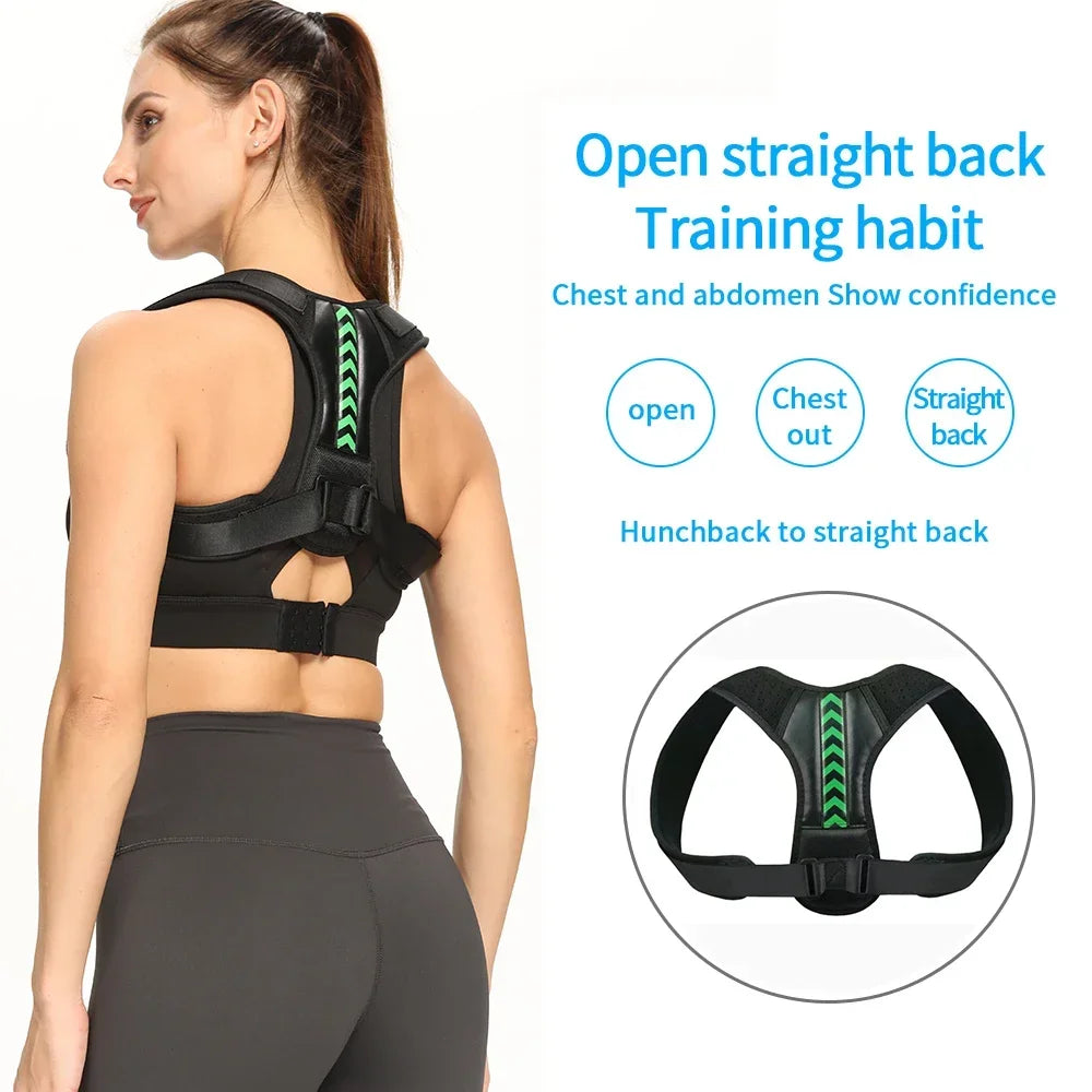 Adjustable Back Shoulder Posture Corrector Belt Clavicle Spine