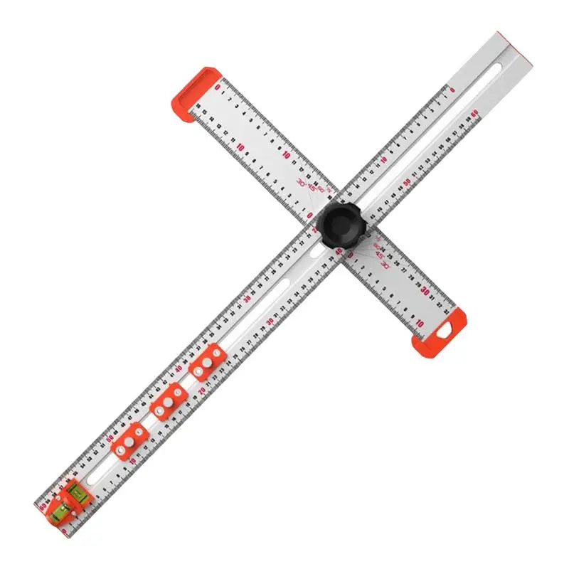 T-Square Ruler Aluminum Alloy T Ruler For Multifunctional Ruler Drawing Marking Gauge Tools Measuring Ruler Tools For Drawing