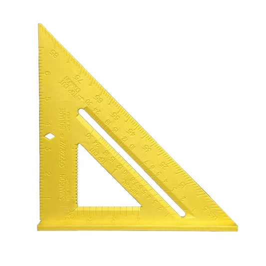 8 Inch Speed Square Rafter Triangle Tool Composite Durable Lightweight Easy Read Measurement Protractor Carpentry Scriber