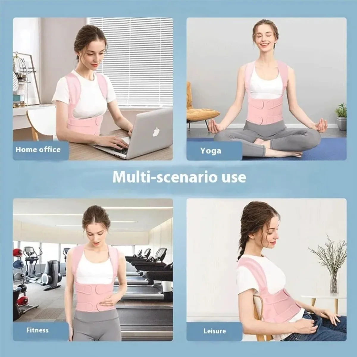 Back Brace and Posture Corrector for Women and Men