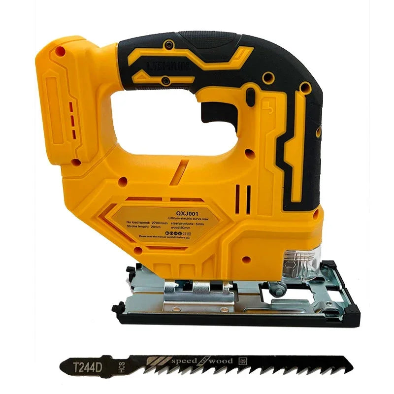Fit Dewalt 2700RPM Brushless Curve Saw 18V Cordless Electric Jig Saw Portable Multifunction Adjustable Woodworking Power Tool