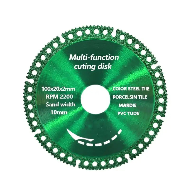 6 In 1 Diamond Saw Blade Cut Off Wheels Diamond Cutting Disc Metal Iron Steel Rock Slab Marble Saw Blade