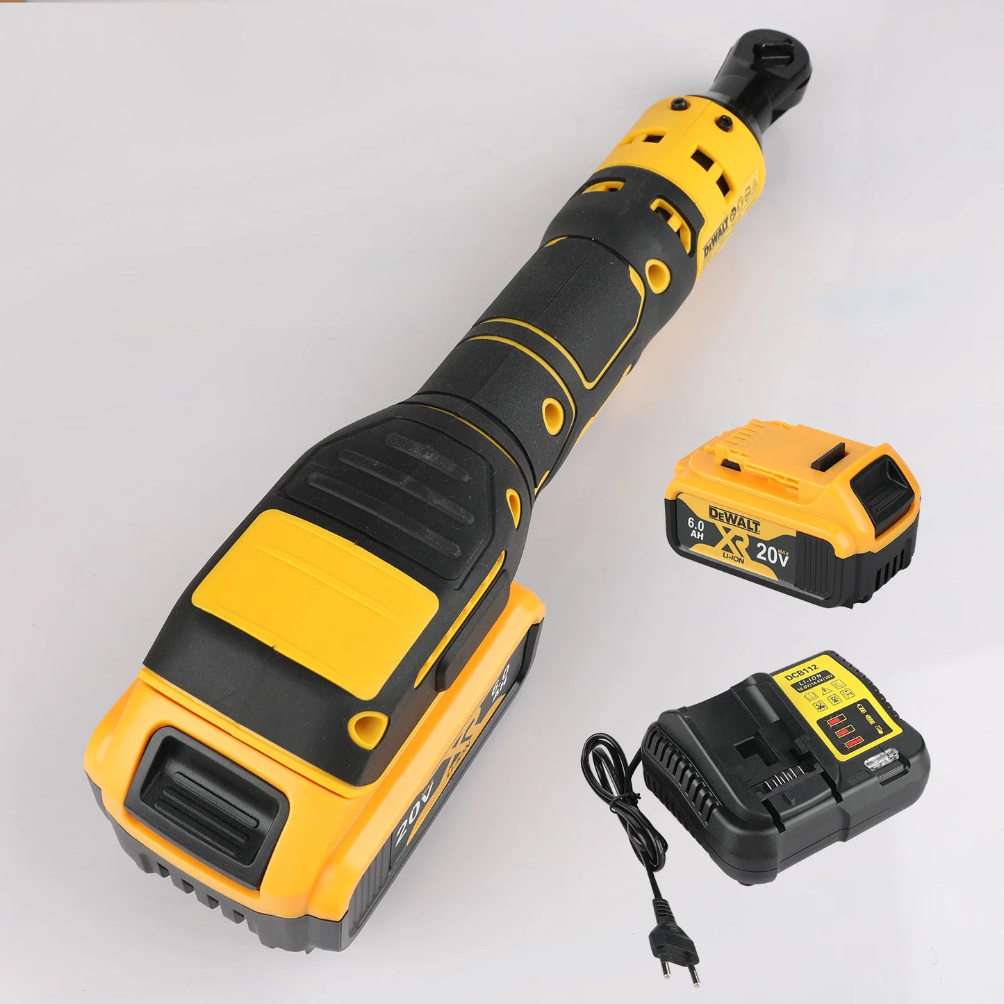 DeWalt 20V Brushless Right - Angle Wrench 512 - High Torque 95N·m, 2500 RPM, Compact Design - Ideal for Car Maintenance