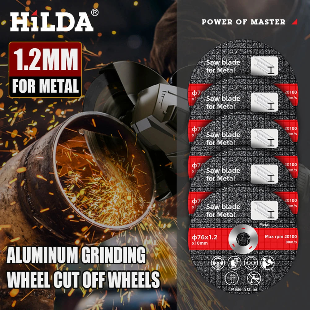 76mm Metal Cutting Discs High Hardness Saw Blade Wear Resistance Cut Off Circle Wheels Blades for Anngle Grinder