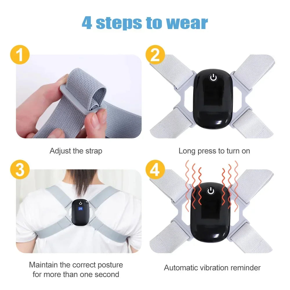 Smart Correction Belt Sensor Orthosis Invisible Reminder