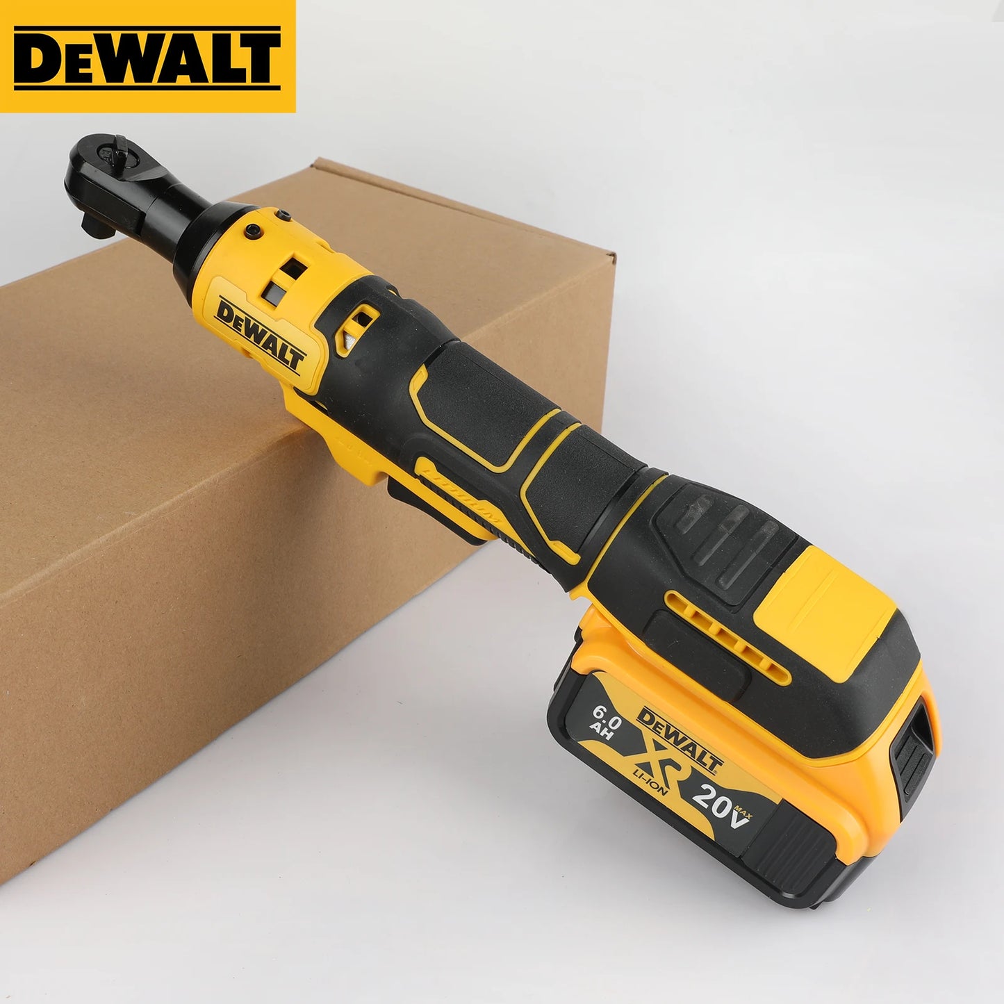 DeWalt 20V Brushless Right - Angle Wrench 512 - High Torque 95N·m, 2500 RPM, Compact Design - Ideal for Car Maintenance