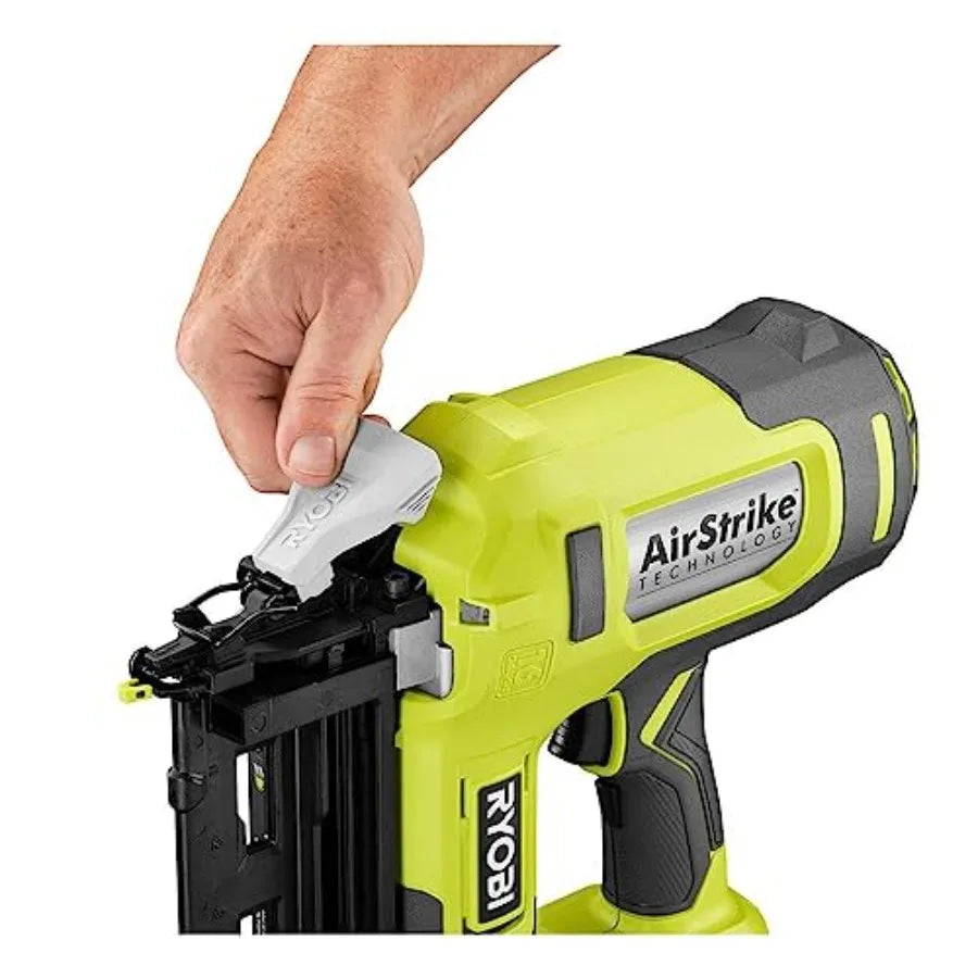 18V 16-Gauge Cordless AirStrike Finish Nailer Tool Only P326 Green - Ideal for Precision Trim and Molding Installati