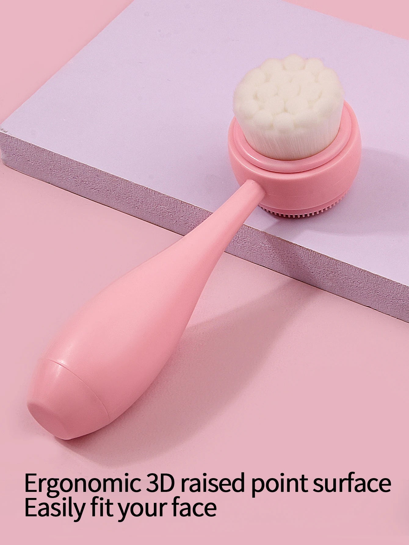1PC Silicone Facial Cleansing Brush,Handheld Manual Facial Cleansing Brush,Facial Cleansing Brush,Makeup Removal Auxiliary Brush
