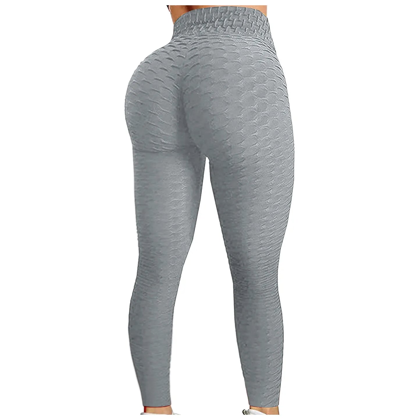 Butt Lifting Leggings Yoga Gym High Waisted Peach Lift Stretchy Activewear Leggings Workout  Bubble Style