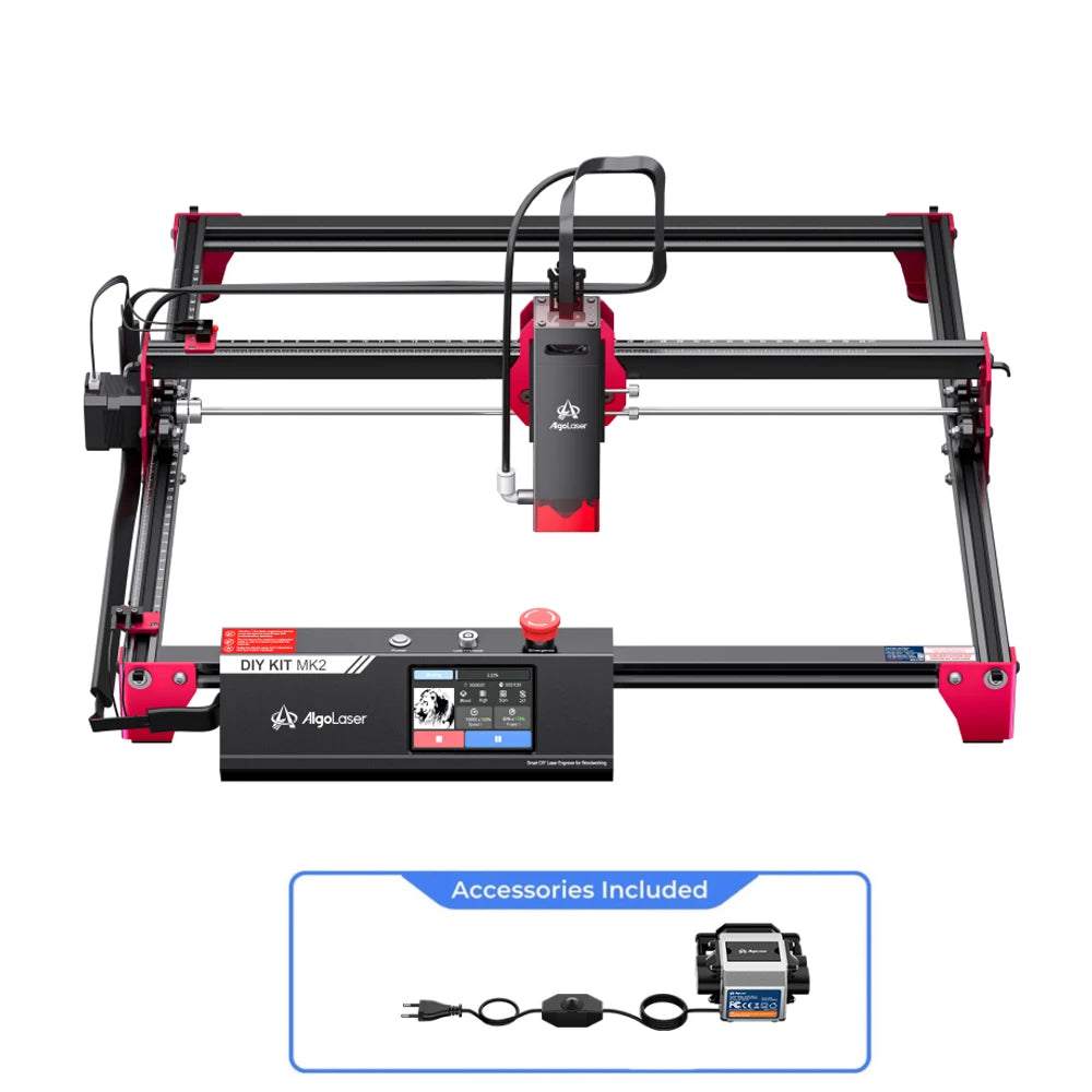 AlgoLaser DIY KIT MK2 10W AlgoOS Laser Engraver DIY Precision 12000 RPM with Limit Switch Multi-Functional Gift Engraving Tool