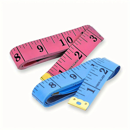 60 inch double-sided tape measure with locking function - Soft PVC fabric tape measure, suitable for tailoring, weight reduction