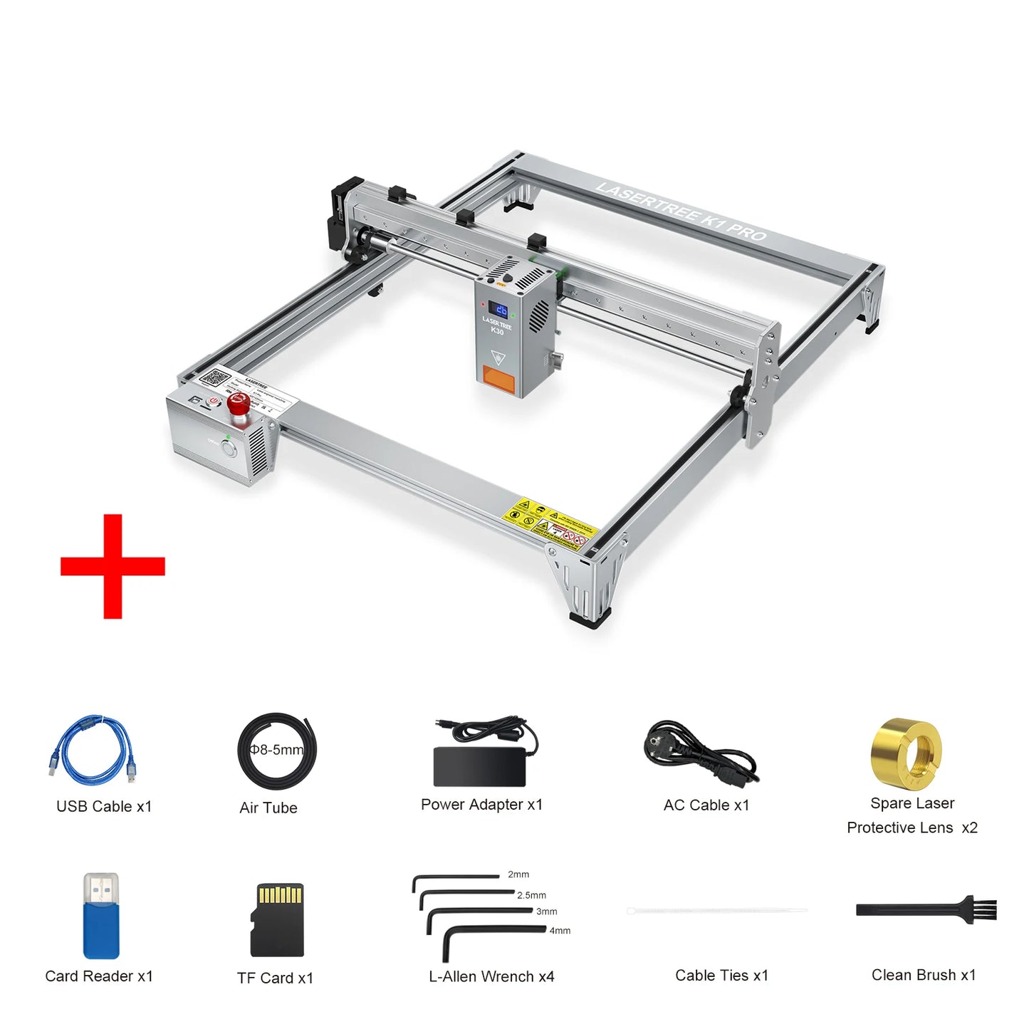 LASER TREE K1PRO Laser Engraving Machine with 30W 40W Optical Power TTL Laser Module Laser Engraver Cutter Woodworking DIY Tools
