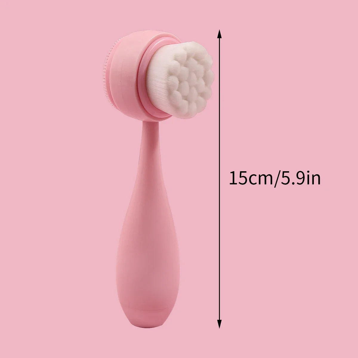 1PC Silicone Facial Cleansing Brush,Handheld Manual Facial Cleansing Brush,Facial Cleansing Brush,Makeup Removal Auxiliary Brush
