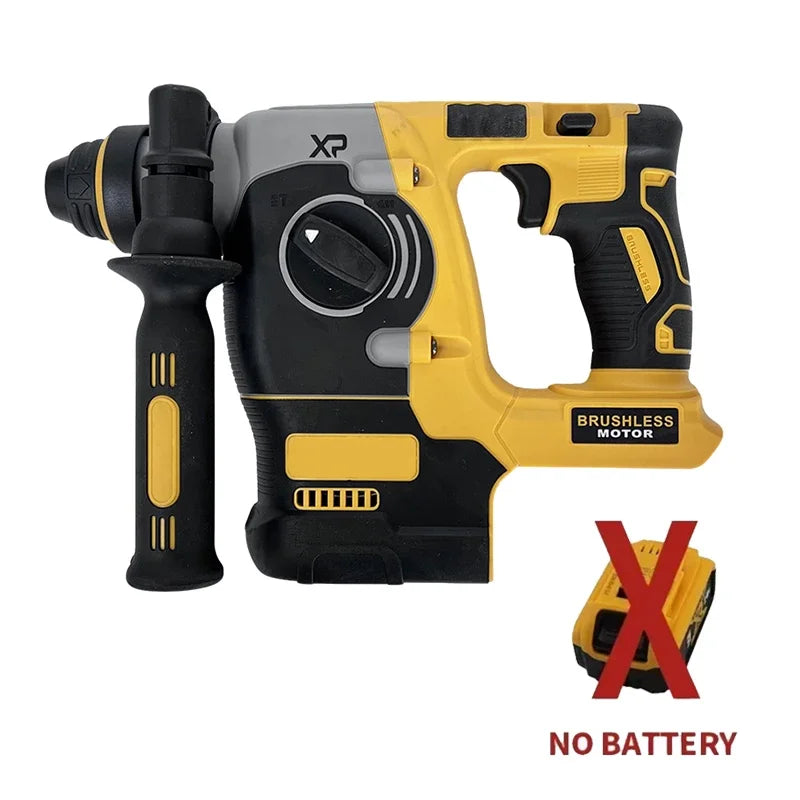 FIt Dewalt 20V MAX SDS PLUS L Rotary Hammer Drill Brushless Rotary Hammer Drill Cordless Impact Hammers Tool for 18V Battery