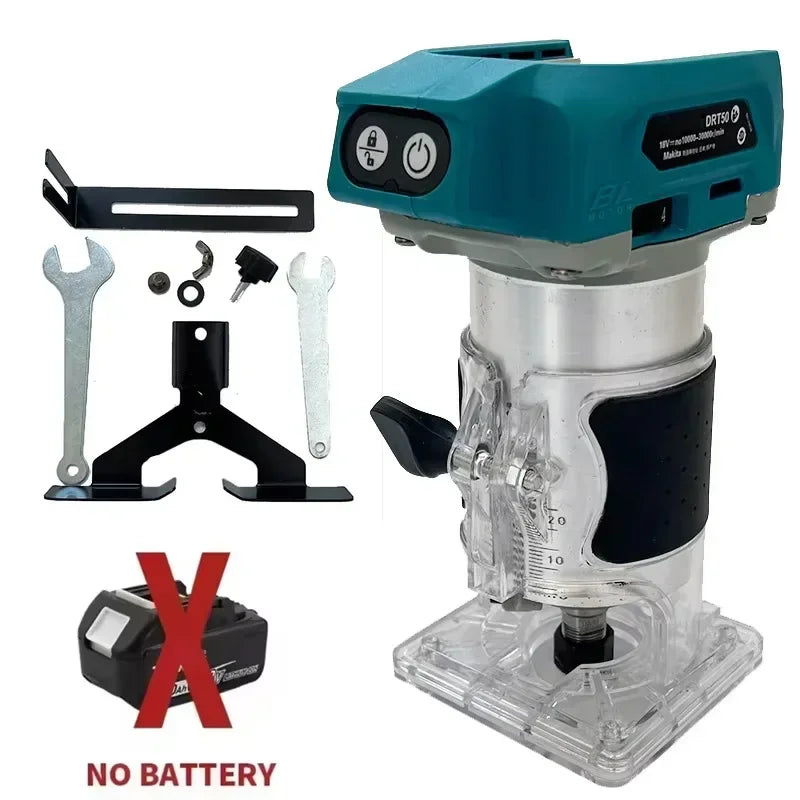 Fit Makita DRT50 Cordless Trimmer Rechargeable Trimming Machine Brushless Slotting Tool Milling Woodwork Engraving Machine