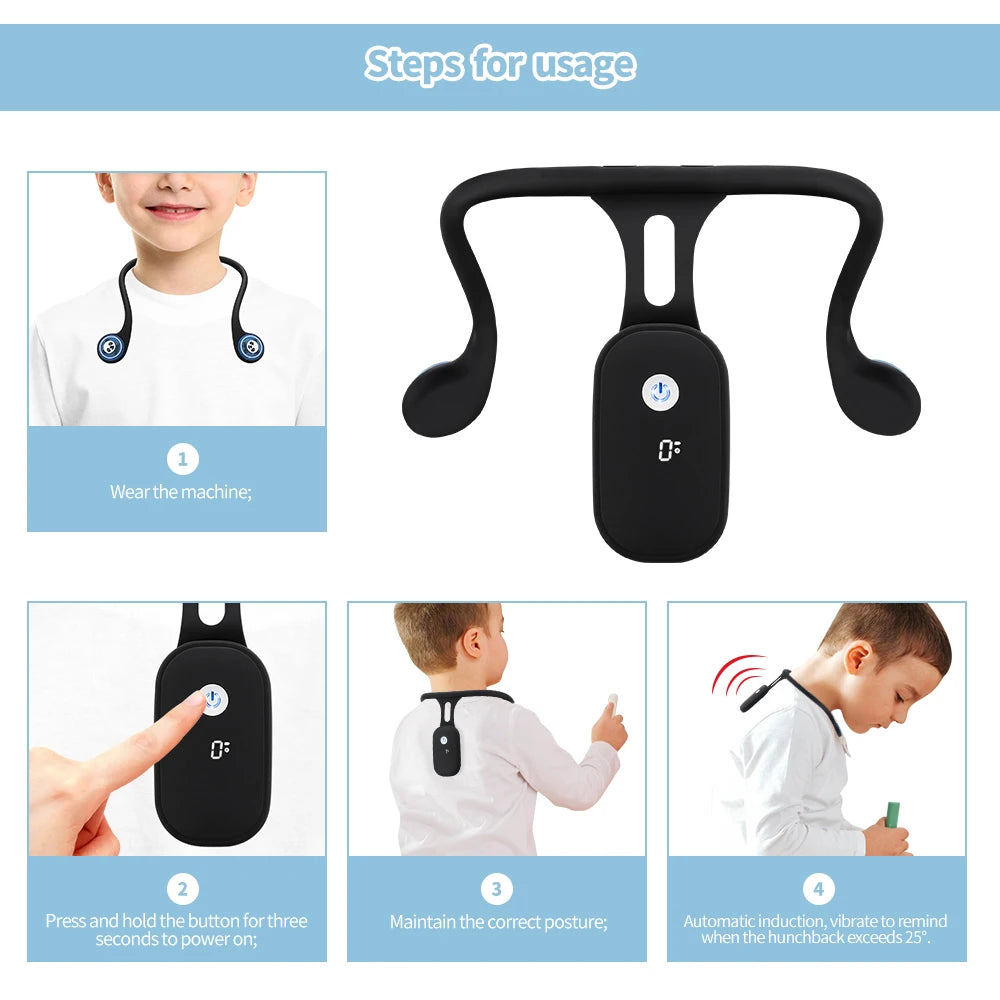 Smart Posture Corrector for Neck & Back