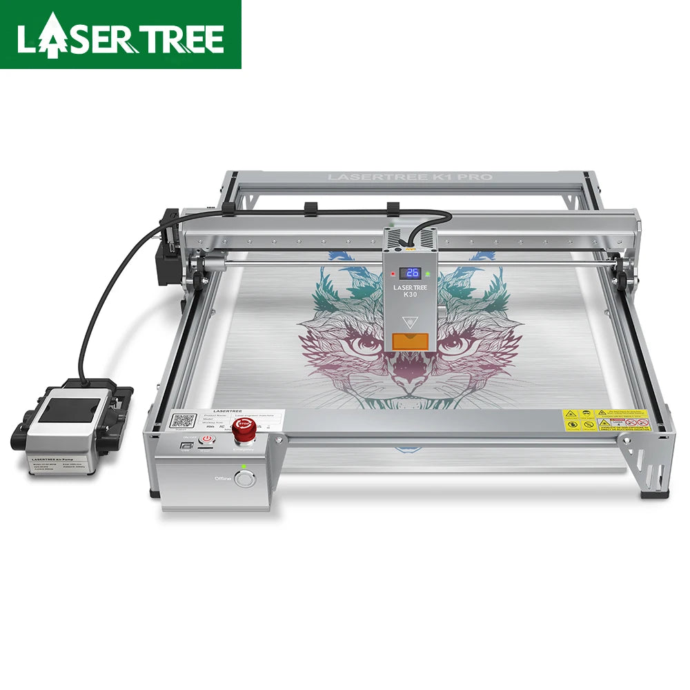 LASER TREE K1PRO Laser Engraving Machine with 30W 40W Optical Power TTL Laser Module Laser Engraver Cutter Woodworking DIY Tools
