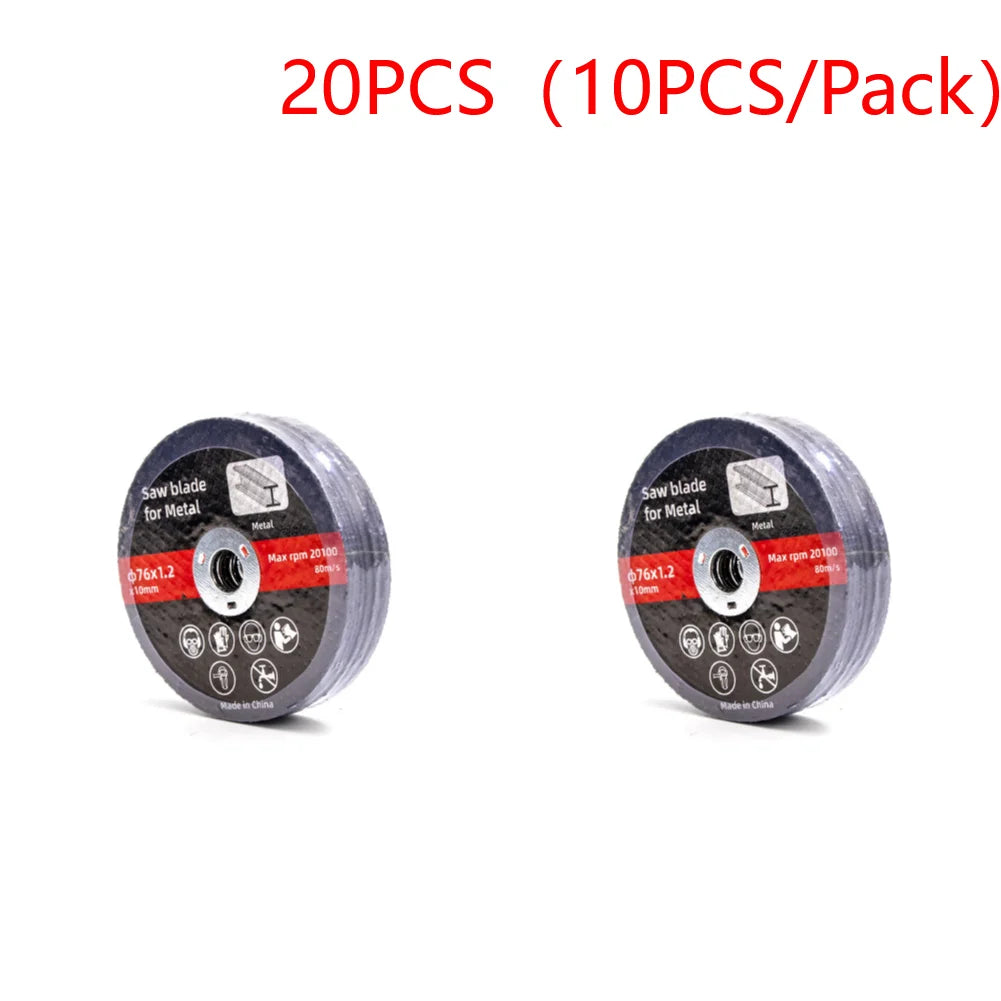 76mm Metal Cutting Discs High Hardness Saw Blade Wear Resistance Cut Off Circle Wheels Blades for Anngle Grinder