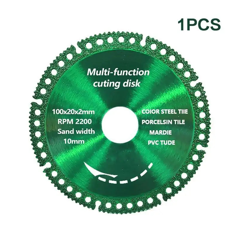 6 In 1 Diamond Saw Blade Cut Off Wheels Diamond Cutting Disc Metal Iron Steel Rock Slab Marble Saw Blade