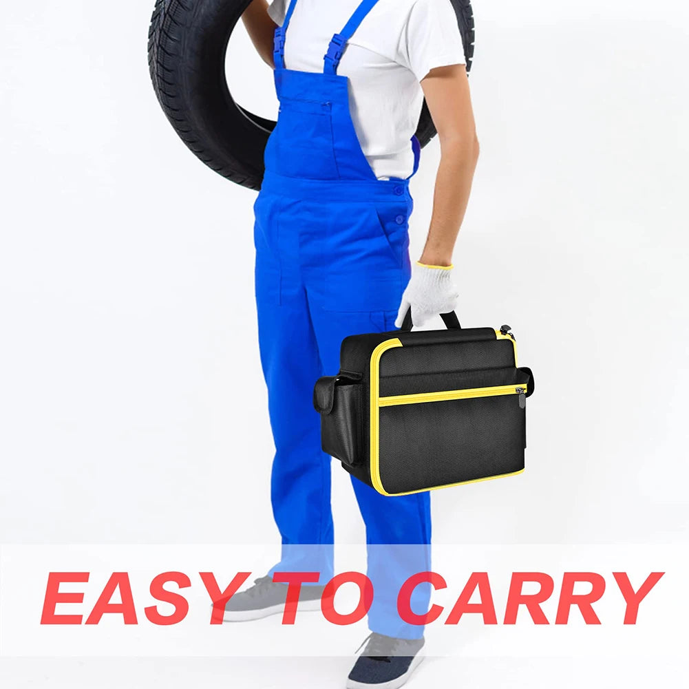 Air Compressor Bag with Pocket Portable Air Pump Carrying Case Dustproof Carrying Case for Dewalt 20V MAX Tire Inflator DCC020IB