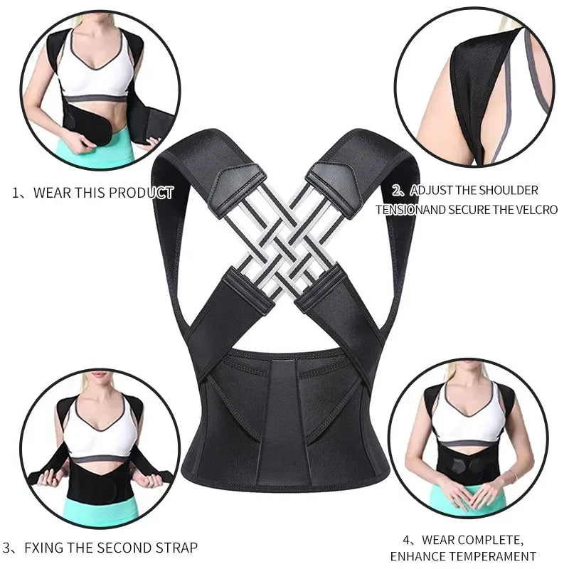 Back Support Hunchback Correction Belt Posture Corrector Comfortable