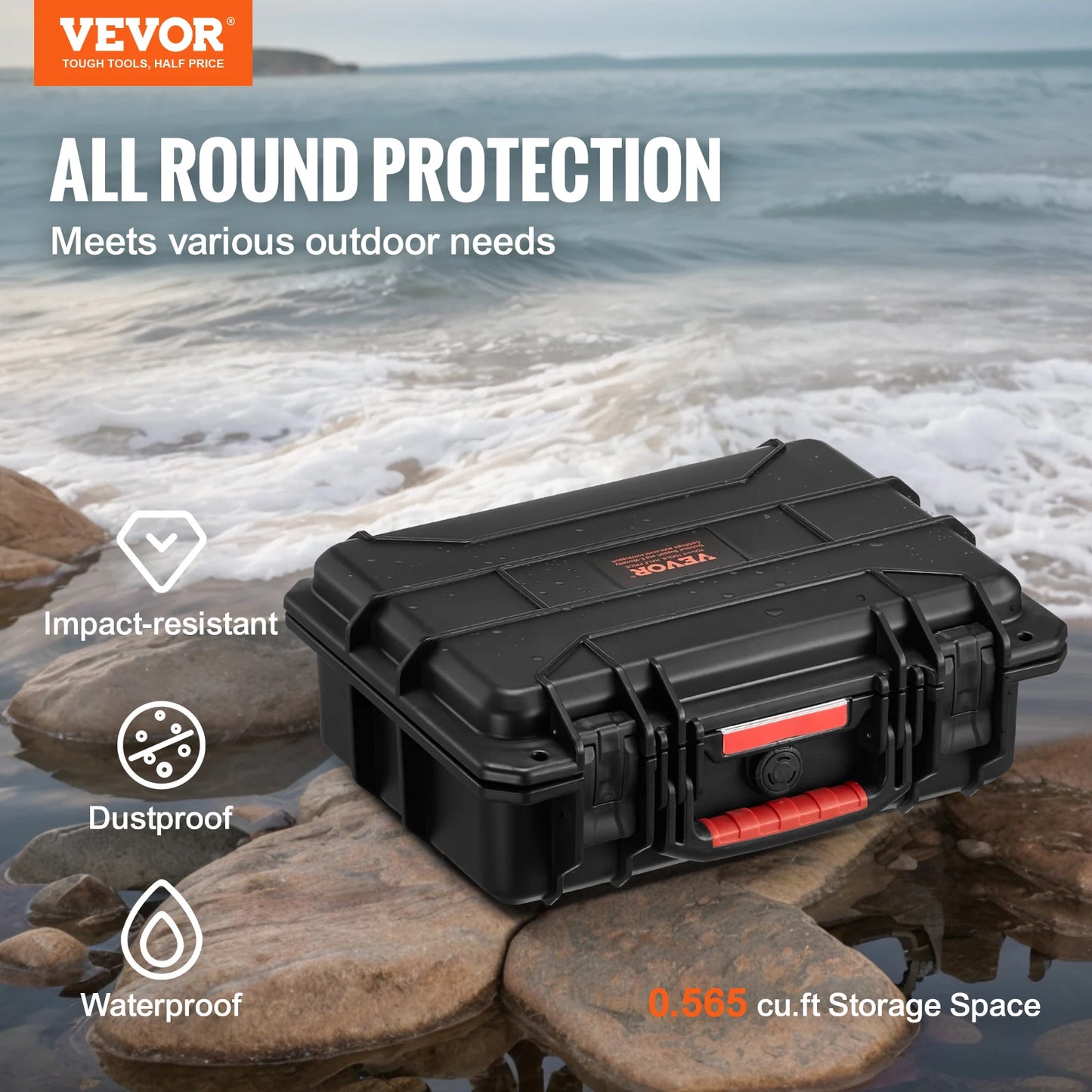 VEVOR IP67 Weatherproof Hard Case Heavy Duty Protective