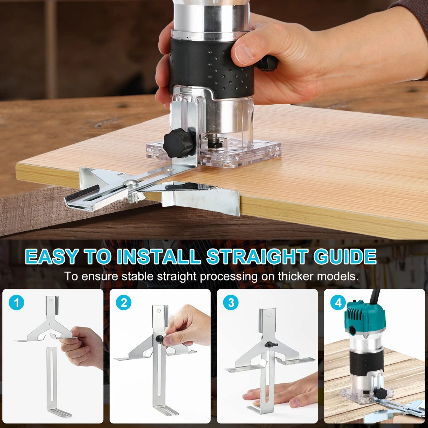 Electric Trimmer Wood Router Woodworking Trimming