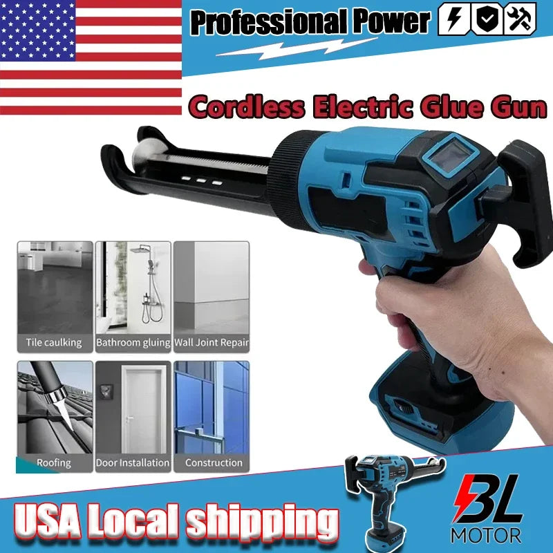 Cordless Electric Glue Gun Multifunctional Electric Caulking Gun Portable Glue Filling Sealing Power Tool Fit Makita 18V Battery