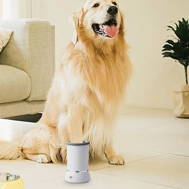 Automatic Pet Foot Wash Cup Cat Dog Paw Cleaner and Massager Electric Paw Washer Foot Washing Grooming Tools Accessories