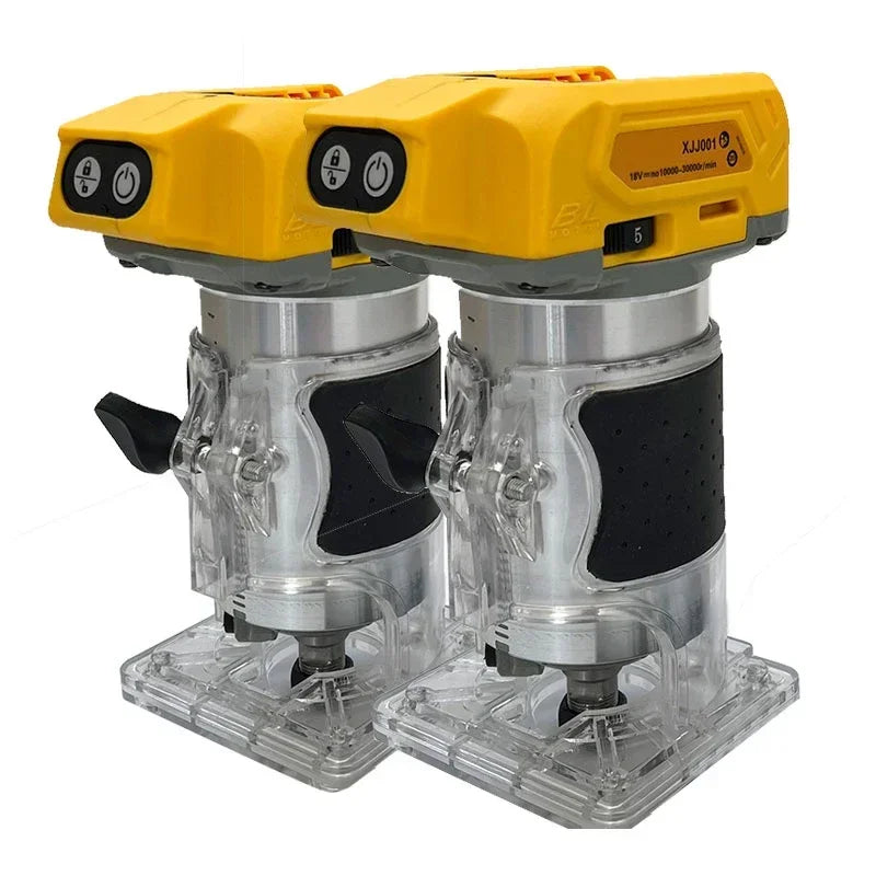 Fit Dewalt Brushless 33000RPM Electric Trimmer Cordless Wood Trimming Machine Wood Router Milling Engraving Slotting Machine