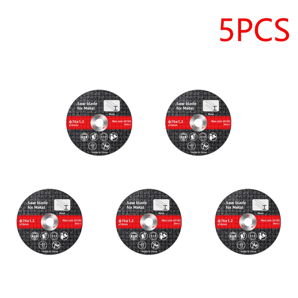 76mm Metal Cutting Discs High Hardness Saw Blade Wear Resistance Cut Off Circle Wheels Blades for Anngle Grinder