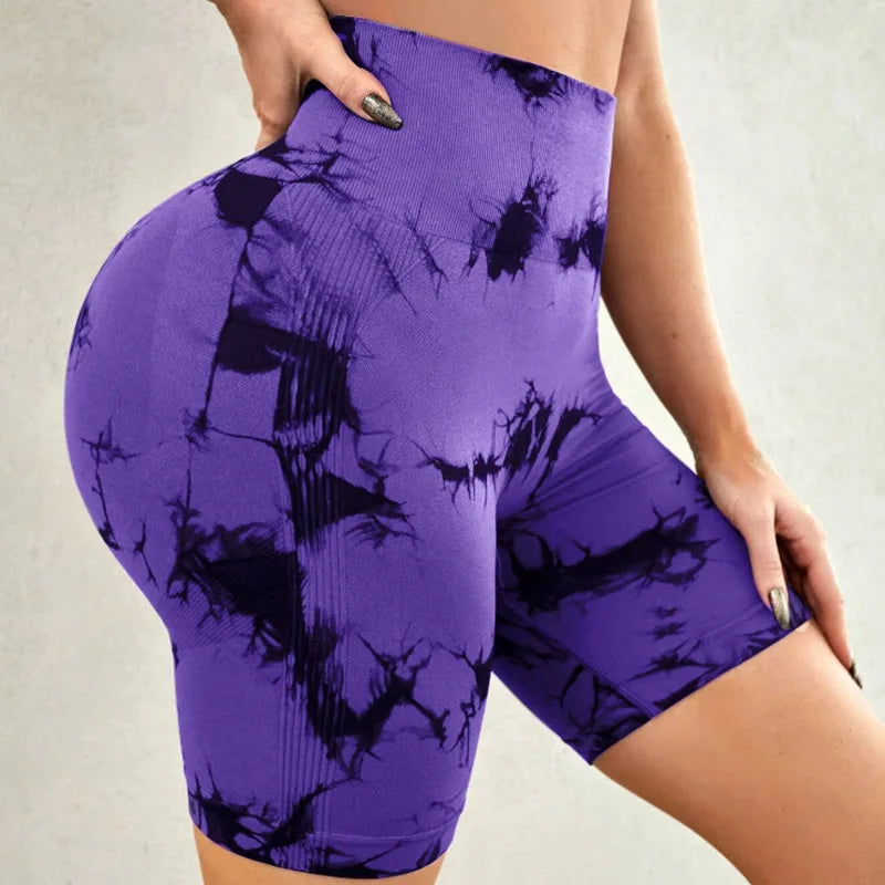 Tie Dyed Seamless Fitness Pants