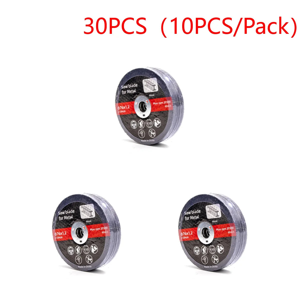 76mm Metal Cutting Discs High Hardness Saw Blade Wear Resistance Cut Off Circle Wheels Blades for Anngle Grinder