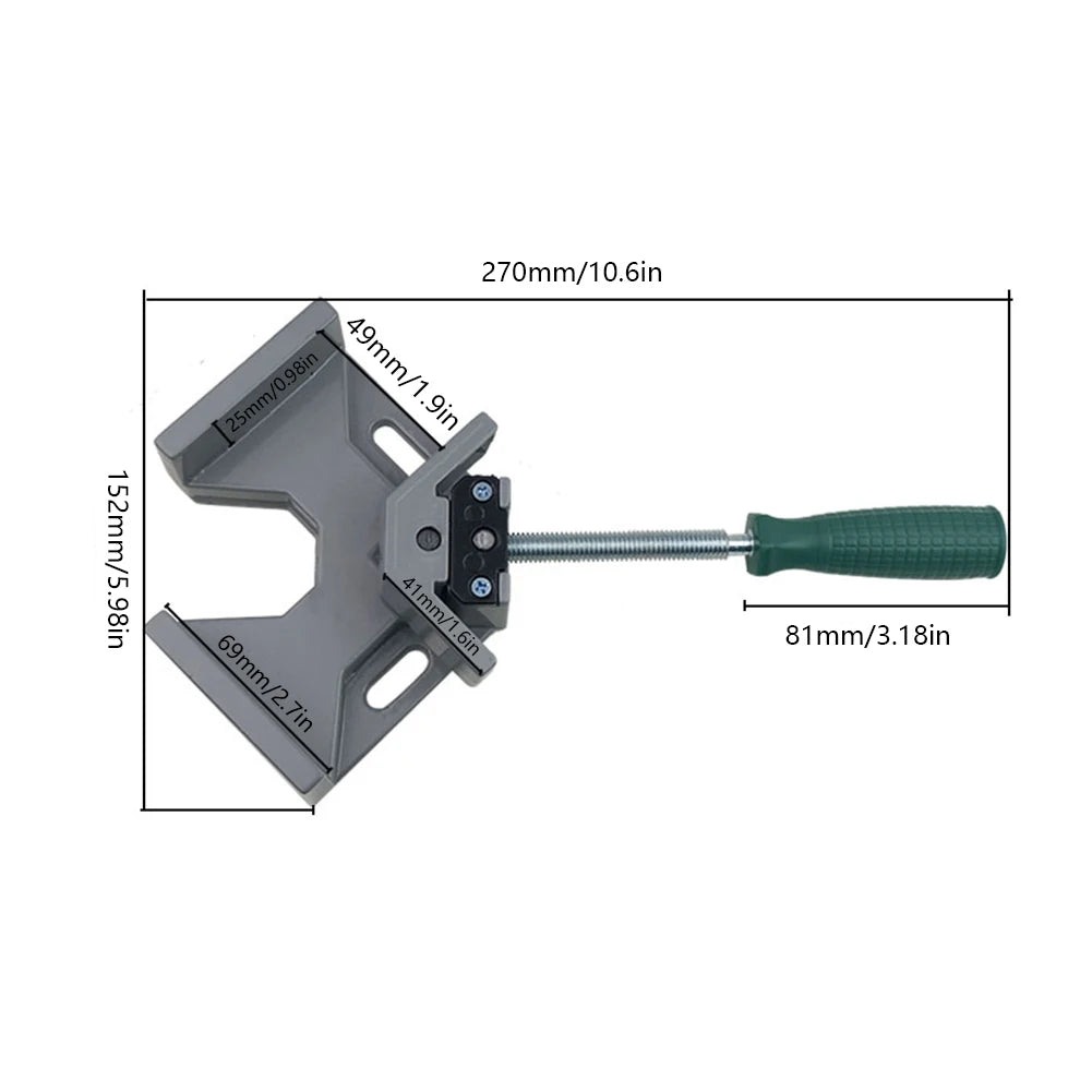 90 Degree Clip Aluminum Alloy 90 Degrees Angle Clamp