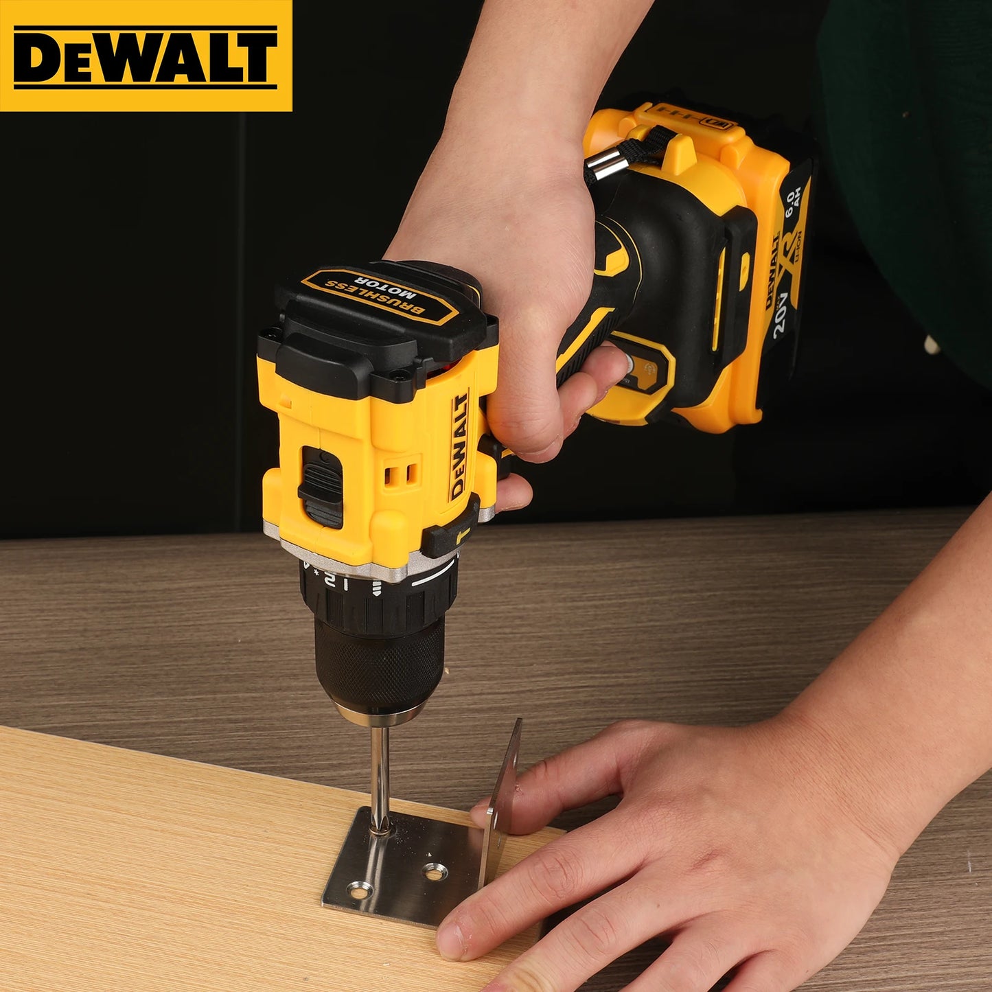 DEWALT DCD805 20V Max XR Brushless Cordless Impact Drill & Screwdriver - Compact Multi - Function Tool for Pro Grade Performance