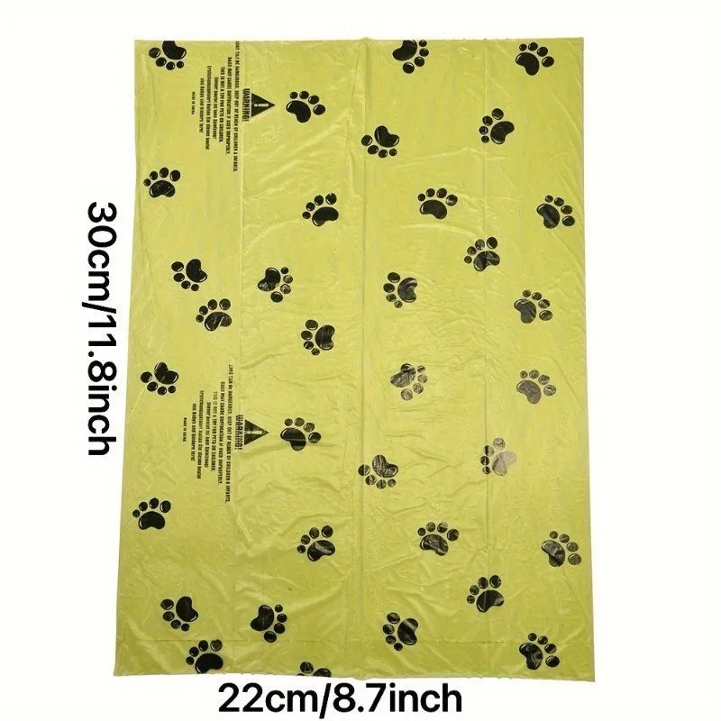 Biodegradable Pet Waste Bags – EPI Material, Double-Layer Thickened Drawstring, Leak & Puncture Resistant for Dog Cleanup