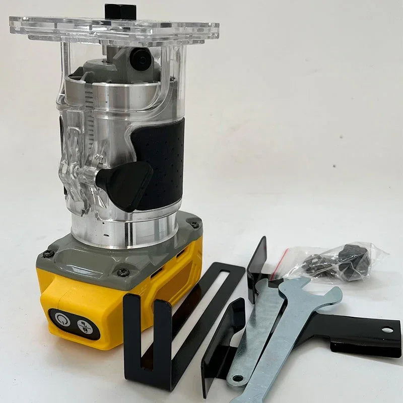 Fit Dewalt Brushless 33000RPM Electric Trimmer Cordless Wood Trimming Machine Wood Router Milling Engraving Slotting Machine