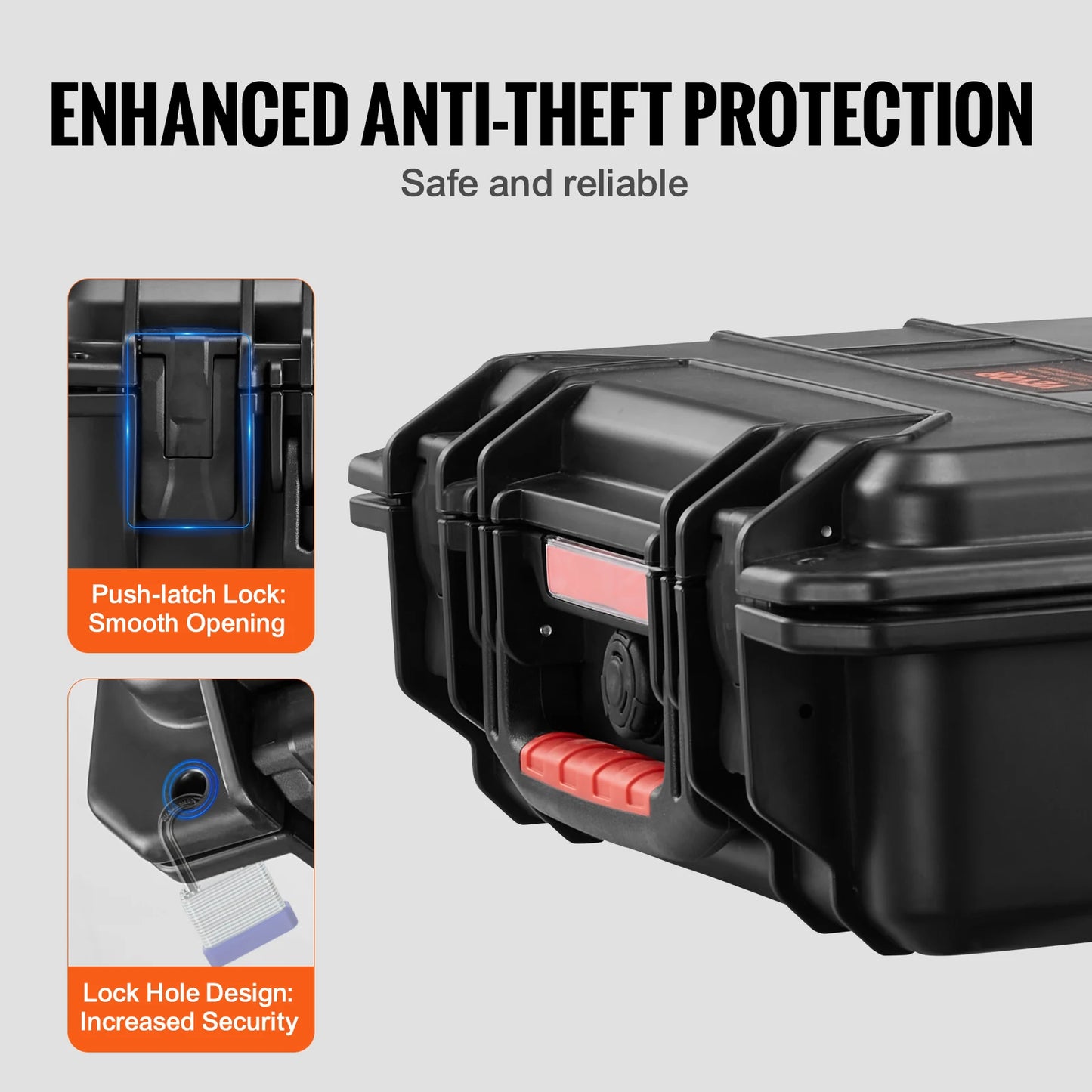 VEVOR IP67 Weatherproof Hard Case Heavy Duty Protective