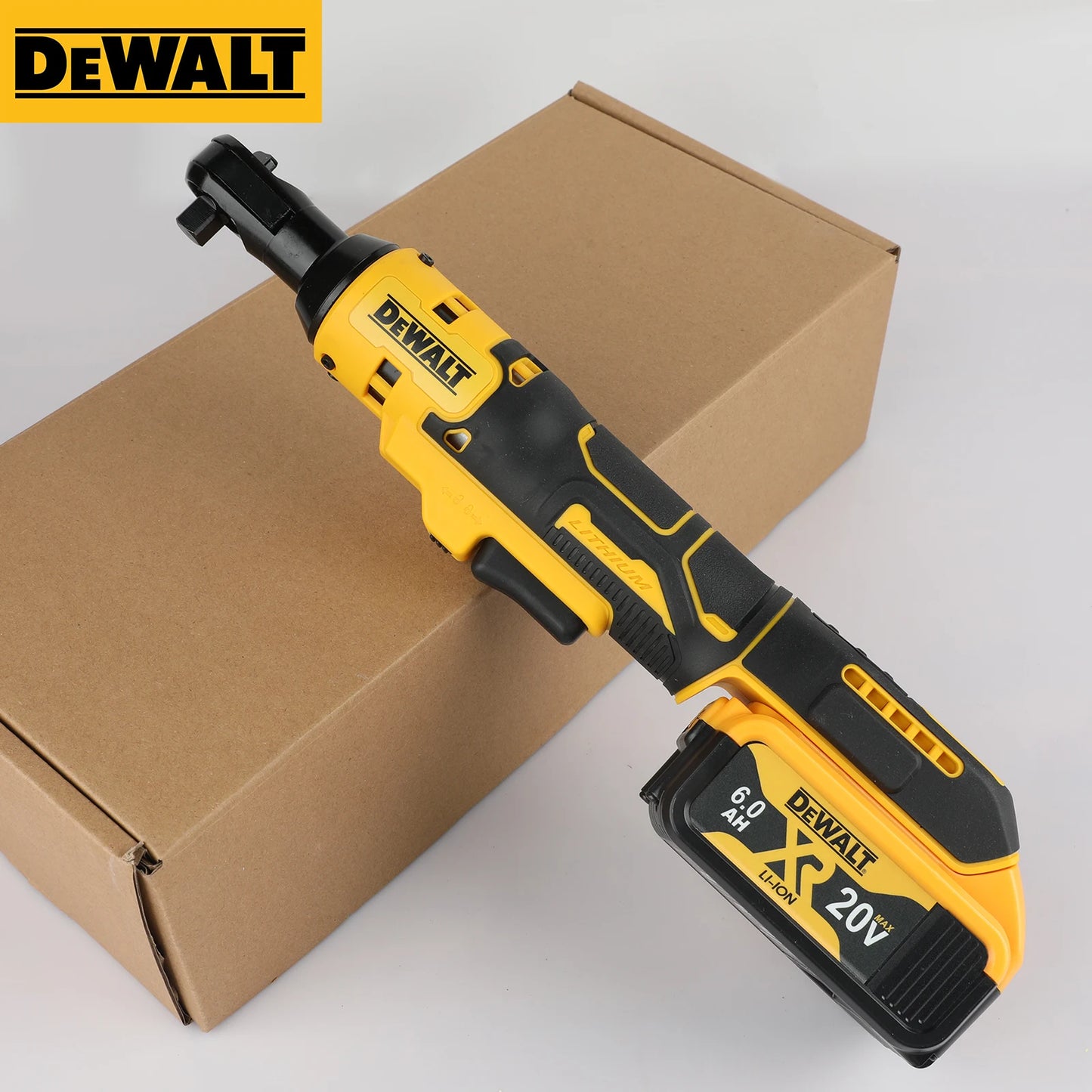 DeWalt 20V Brushless Right - Angle Wrench 512 - High Torque 95N·m, 2500 RPM, Compact Design - Ideal for Car Maintenance