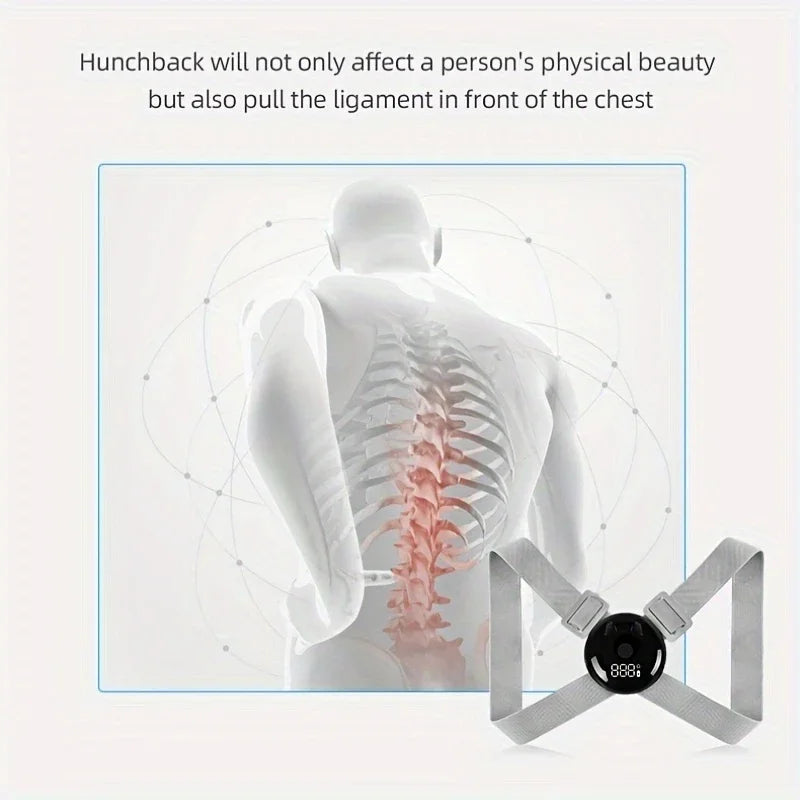 Smart Posture Corrector Adjustable Shoulder Strap Back Correction