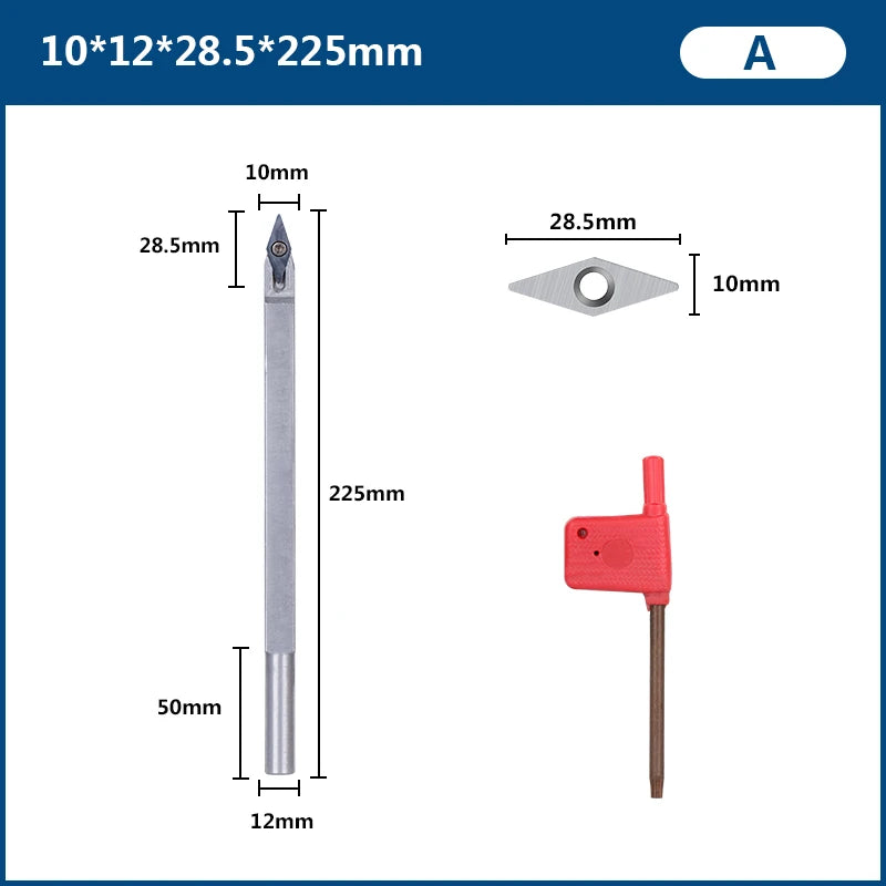 XCAN Woodturning Tool Wood Turning Lathe Chisel for Woodworking Rougher Finisher  Hollower Parting Tools Carbide Cutters