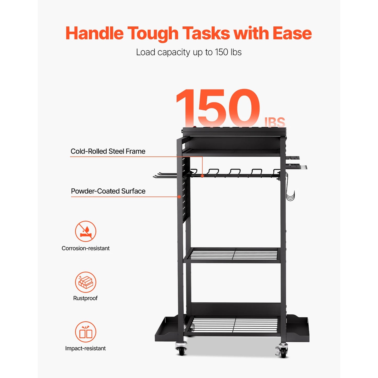VEVOR 4-tier Tool Organizer