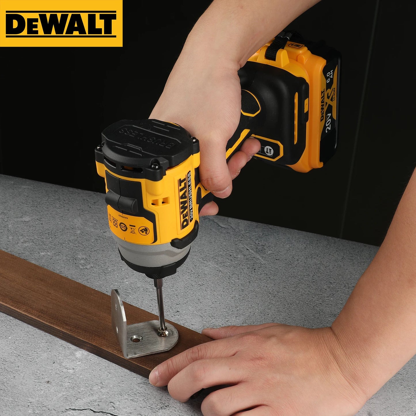 DEWALT DCF850 20V Lithium - Ion Brushless Impact Driver - High Torque Electric Screwdriver, Professional Power Tool