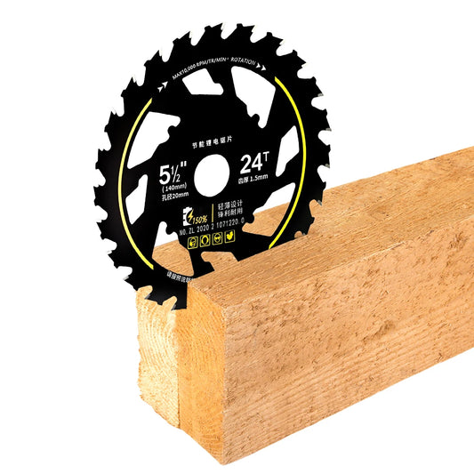 5.5 Inch Efficient Saw Blades 10000rpm Lithium Saw Blades Multi-Purpose Wood Cutting Saw Blades for Woodworking Alloy Grinder