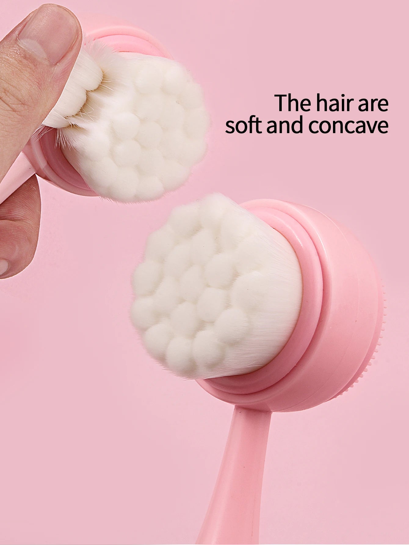 1PC Silicone Facial Cleansing Brush,Handheld Manual Facial Cleansing Brush,Facial Cleansing Brush,Makeup Removal Auxiliary Brush